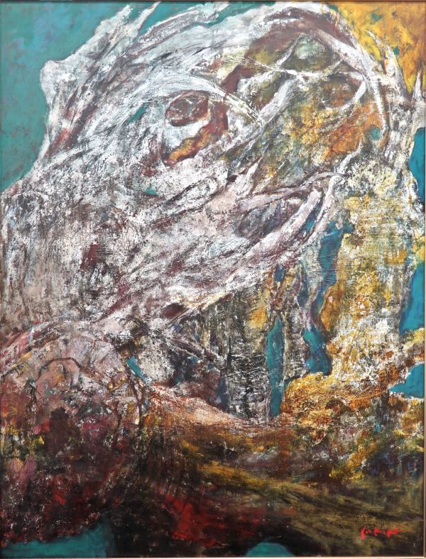 第74回 光陽展　木下　幸子（キノシタユキコ）巡る刻 油 F80